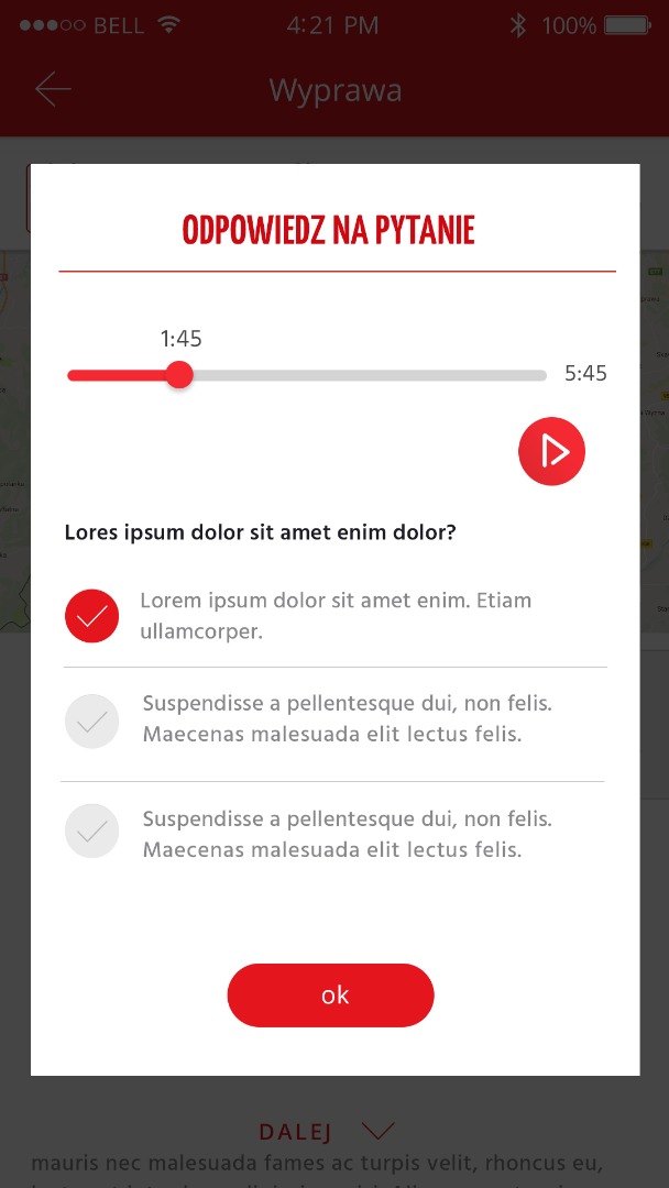 Skarby Górali - pytanie w formie nagrania audio